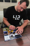 Heath Miller Pittsburgh Steelers Signed 11x14 Color Photo JSA 141985