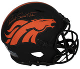 Patrick Surtain II Autographed Denver Broncos 'Eclipse' Authentic Helmet Beckett