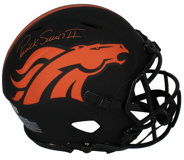 Patrick Surtain II Autographed Denver Broncos 'Eclipse' Authentic Helmet Beckett