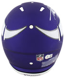 Vikings Adrian Peterson Signed Full Size Speed Proline Helmet W/ Case BAS Wit