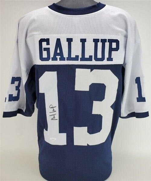 Michael Gallup Signed Cowboys Jersey (JSA Hologram) Dallas 2018 3rd Rd Pick W.R
