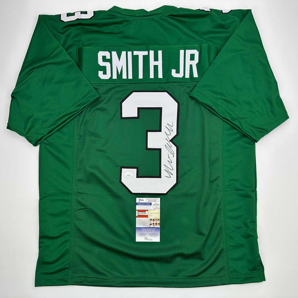 Autographed/Signed Nolan Smith Jr. Philadelphia Kelly Green Jersey JSA