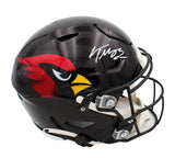 Trey McBride Signed Arizona Cardinals Speed Flex Authentic ALT Black Helmet