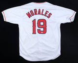 Kendrys Morales Signed Anahiem Angels Jersey (JSA COA) World Series Champion D.H