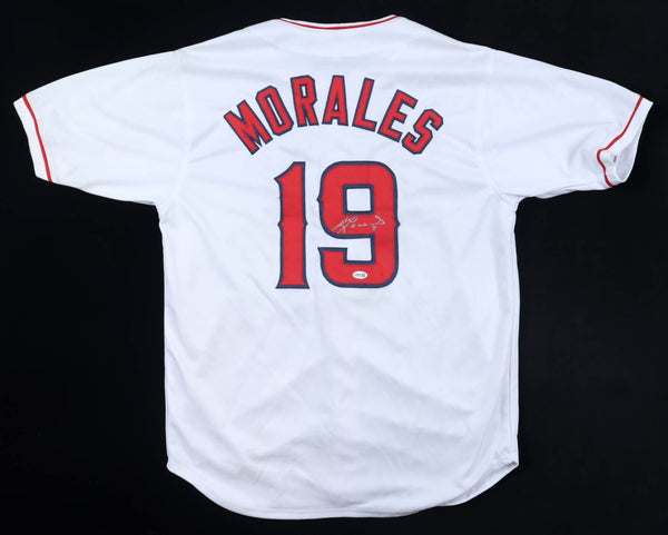 Kendrys Morales Signed Anahiem Angels Jersey (JSA COA) World Series Champion D.H