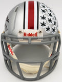 TREVEYON HENDERSON AUTOGRAPHED OHIO STATE SILVER MINI HELMET BECKETT QR 202075