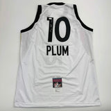 Autographed/Signed Kelsey Plum "1st Pick" Las Vegas White Jersey JSA COA