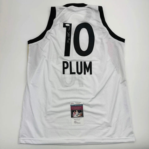 Autographed/Signed Kelsey Plum "1st Pick" Las Vegas White Jersey JSA COA
