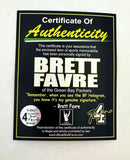 Packers Hall of Famer BRETT FAVRE Signed Riddell VSR4 #4 LOGO Mini Helmet AUTO