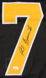 Phil Esposito Signed Bruins Jersey (JSA COA) 1st NHL Player 100 pts in a season
