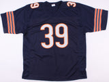 Eddie Jackson Signed Bears Jersey (Beckett COA) Chicago's 2017 4th Rd Draft Pick