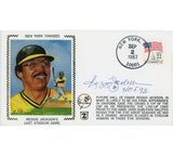 Reggie Jackson Signed New York Yankees Last Stadium Game 9-2-87 Cachet Envelope