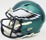 JASON KELCE AUTOGRAPHED SIGNED EAGLES GREEN SPEED MINI HELMET BECKETT QR 232725