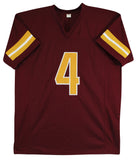 Frankie Luvu Authentic Signed Maroon Pro Style Jersey Autographed BAS Witnessed