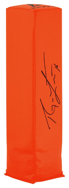 Ryan Leaf (CHARGERS) Signed Orange Football Endzone Pylon - (SCHWARTZ COA)
