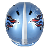 Malik Willis Autographed Titans Flash Full Size Speed Helmet Beckett