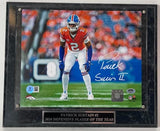 Patrick Surtain II Autographed Denver Broncos 8x10 Photo Plaque Beckett COA
