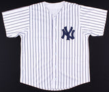 Chris Chambliss Signed New York Yankees Jersey (JSA COA) AL Rookie o/t Year 1971