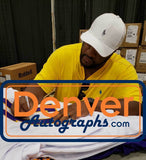 Daunte Culpepper Autographed/Signed Pro Style White XL Jersey Beckett 39312