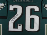 Saquon Barkley Signed Philadelphia Eagles Nike Limited Framed Jersey Beckett