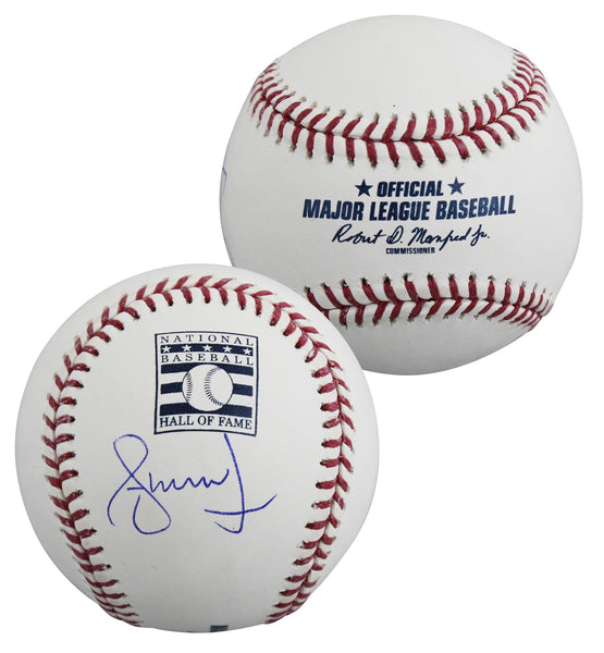 Braves Andruw Jones Signed Hall OF Fame Logo Oml Baseball BAS #BY103707
