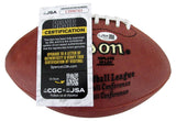 Thurman Thomas HOF Signed/Auto Wilson NFL Leather Football Bills JSA 204874