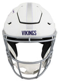 Vikings Randy Moss Signed 2024 On-Field Alt Speed Flex Full Size Helmet BAS Wit