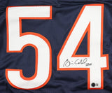 Brian Cabral Signed Chicago Bears Jersey Inscribed "SB XX" (Beckett) Linebacker