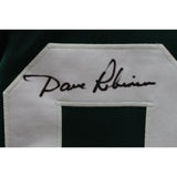 Dave Robinson Autographed Custom Green Stat 2XL Jersey 3 Insc JSA 48494