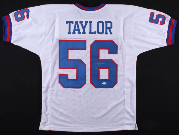 Lawrence Taylor Signed New York Giants Jersey (JSA COA) 2xSuper Bowl Champ