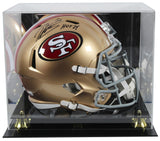 49ers Patrick Willis "HOF 24" Signed F/S Speed Rep Helmet W/ Case BAS Witnessed