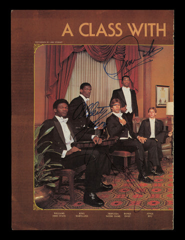 Albert King, Gene Banks & Kelly Tripucka Autographed 8x11 Magazine Photo 237971