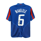 Claude Makelele Signed France FC Soccer Jersey #6 with Beckett COA