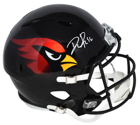 DARIUS ROBINSON SIGNED ARIZONA CARDINALS BLACK FULL SIZE SPEED HELMET BECKETT