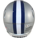 Jimmy Johnson Signed Dallas Cowboys Pro Helmet How Bout Them Cowboys BAS 50128