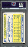 1987 Topps Traded #70T Greg Maddux Cubs On Card PSA/DNA Auto GEM MINT 10