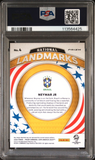 Neymar Jr Signed Panini Prizm 24 Copa America National Landmarks - PSA 9 AUTO 9