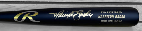 Harrison Bader Philadelphia Phillies Autographed Game Issued Model Bat