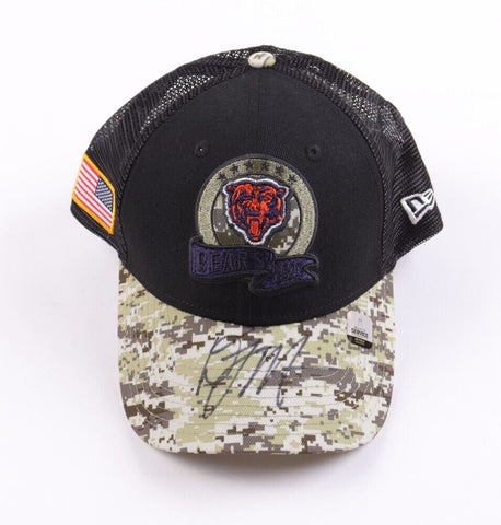 D. J. Moore Signed Salute to Service On-Field Bears Hat (Beckett) Chicago Cap