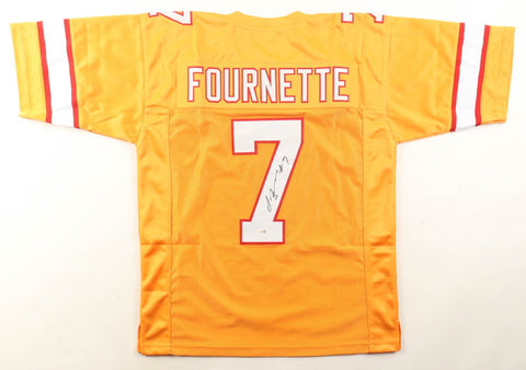 Leonard Fournette Signed Tampa Bay Buccaneers Creamsicle Jersey (JSA) Running Bk