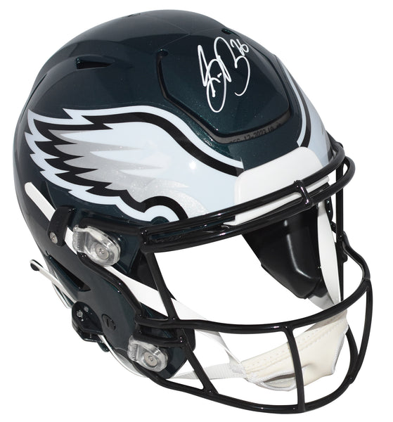SAQUON BARKLEY SIGNED PHILADELPHIA EAGLES AUTHENTIC SPEEDFLEX HELMET BECKETT