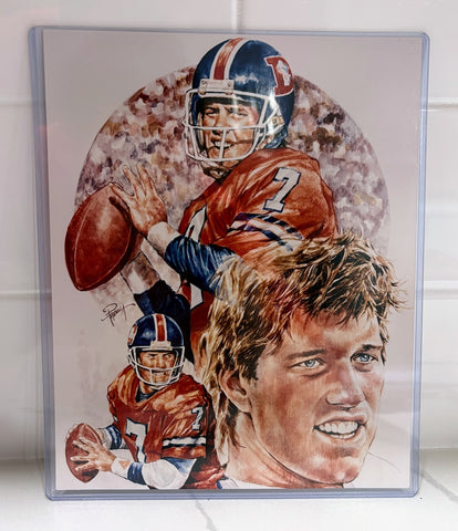 John Elway Denver Broncos 8x10 Football Photo Collage