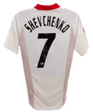 Andriy Shevchenko Signed AC Milan Away Soccer Jersey #7 with Beckett COA