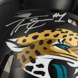 Autographed Travis Etienne Jaguars Helmet