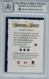 Emmitt Smith Signed 2002 Gridiron Kings #21 Trading Card Beckett 10 Slab 35085