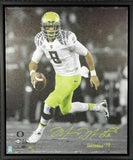 MARCUS MARIOTA AUTOGRAPHED SIGNED FRAMED 20X24 CANVAS PHOTO OREGON #/8 MM 91865