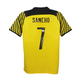 Jadon Sancho Signed Borussia Dortmund Soccer Jersey #7 with Beckett COA