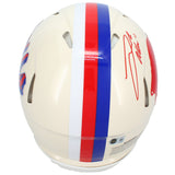 Josh Allen Autographed Buffalo Bills RETRO Speed Authentic Helmet Beckett