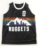 Christian Braun Signed Denver Nuggets Throwback Jersey (Beckett) 2023 Champion