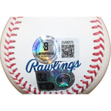 Kyle Tucker Autographed/Signed Los Angeles Dodgers OML Baseball Beckett 56297